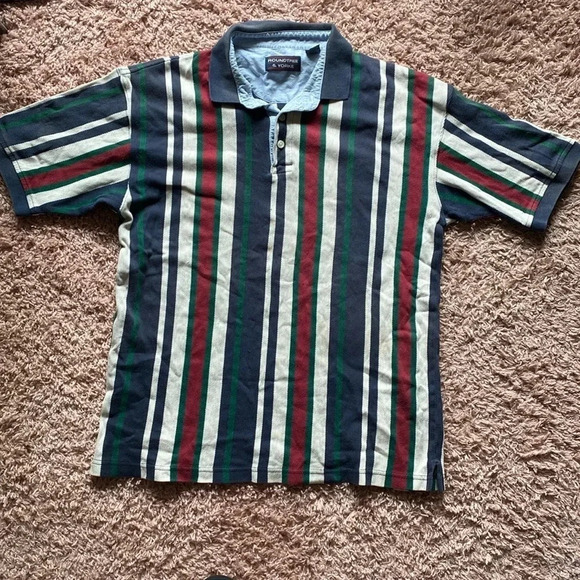 Roundtree & Yorke Other - Roundtree & Yorke Striped Polo Shirt